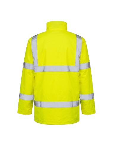 High Visibility Waterproof Parka Size M 100% Water