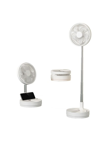 Foldable Table Fan Azule 5W White 4 Speeds