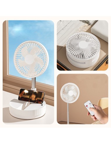 Foldable Table Fan Azule 5W White 4 Speeds