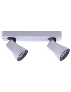 Ceiling Bracket with Adjustable White GU10 Lights 2xGU10