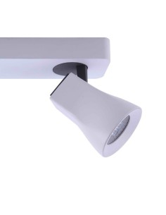 Ceiling Bracket with Adjustable White GU10 Lights 2xGU10 2
