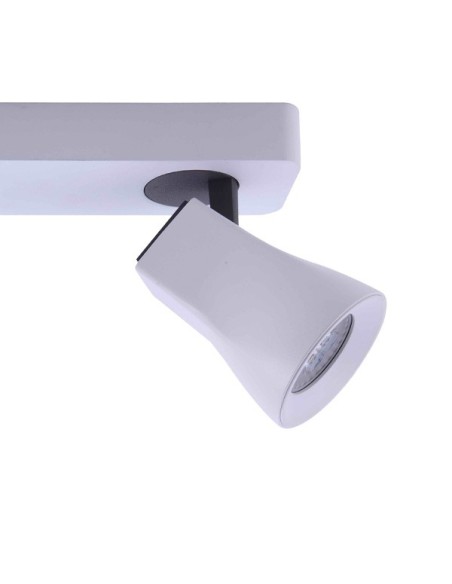Ceiling Bracket with Adjustable White GU10 Lights 2xGU10