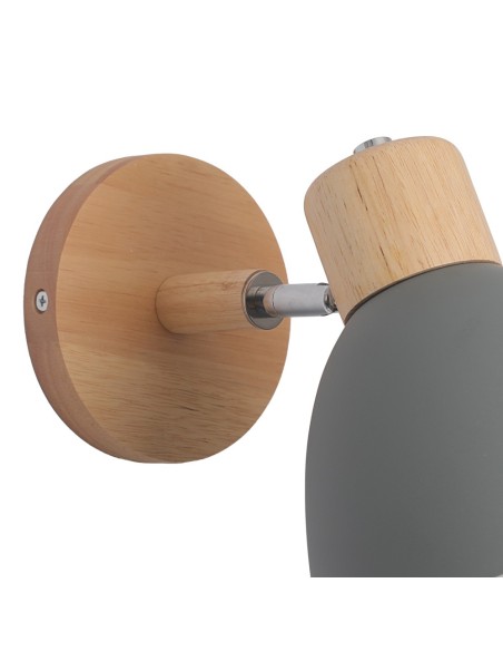 Nami Wall Mount Gray 1xE27 Adjustable