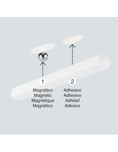 Rechargeable Wall LED Mount 1.5W 4000K