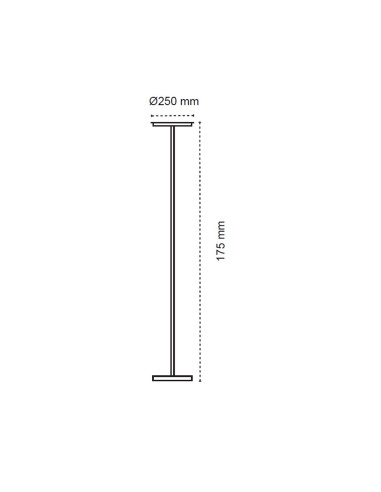 Lámpara de pie LED regulable 24W 2200lm