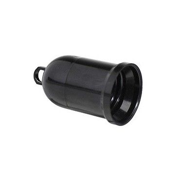 Portalamparas 4 A. E-27 Werk Schwarz 19110105
