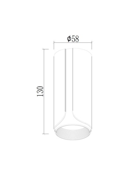 Gobi White Sand Ceiling Plenum 1xGU10
