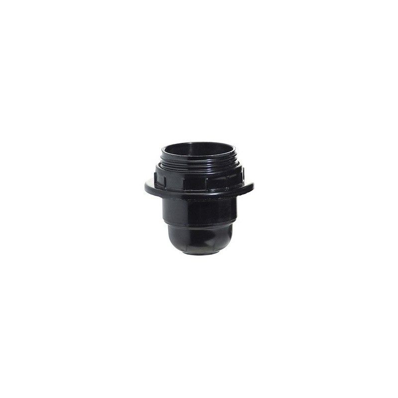 Lampholder 4 A. E-27 Screw + Washer Black 19110115