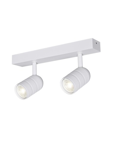 Regleta de teto orientável branca 2xGU10-35