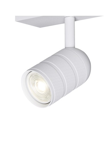 Regleta de teto orientável branca 2xGU10-35