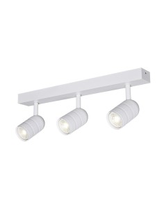 Adjustable White Ceiling Regulator 3 GU10-35 Bulbs