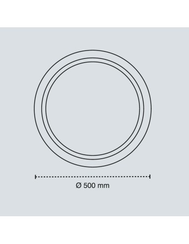 Dimmable 3CCT LED Ceiling Mount Atlas 72W 7920lm