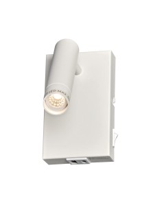 Parete Slim Bianca con USB 1xG9