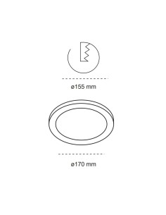 Downlight LED Kone Bianco 12W 1080lm CCT 2