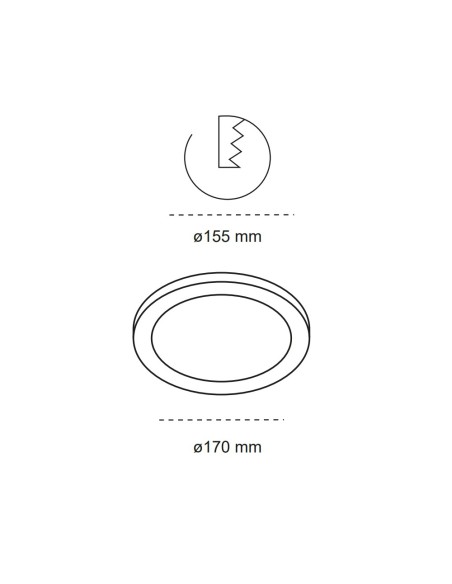 Downlight LED Kone Blanc 12W 1080lm CCT
