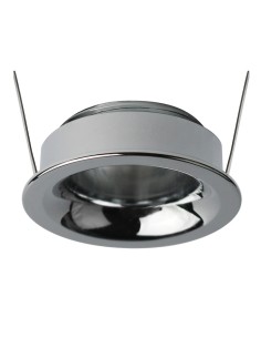 Round Fixed Mountable Fit 35 Chrome