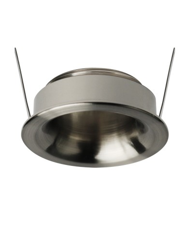 Round Fixed Mountable Fit 35 Chrome Matte