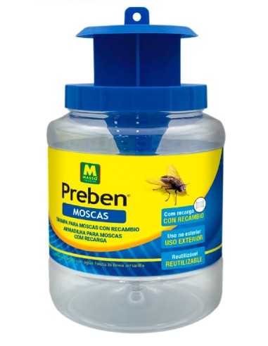 Reusable Fly Trap with Container 13x18 cm