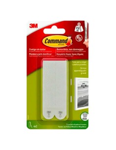 Bandes de fixation pour accrocher des cadres blancs 7,2 kg 8 unités