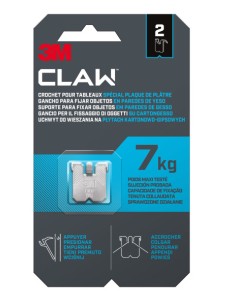 Drywall Wall Hook 7 kg 3M CLAW