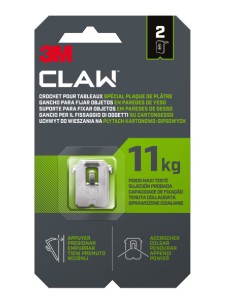 Double 3M Drywall Wall Hook 11 kg