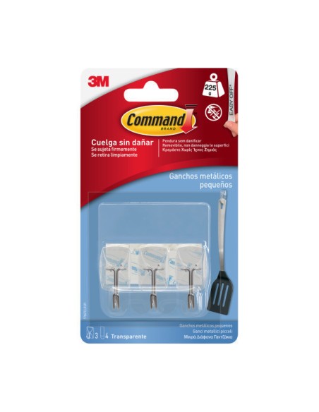 Gancio Command Transp Punta Alambre 3 Und 17067Clr