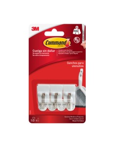 White Command Hook with Wire Tip 3 pcs. 17067