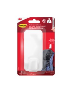 Large White Command Strip 4.5 kg with 1 Hook and 2 Strips
