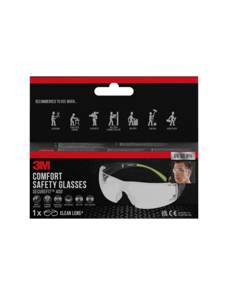 Durchsichtige Schutzbrille 3M GAFA
