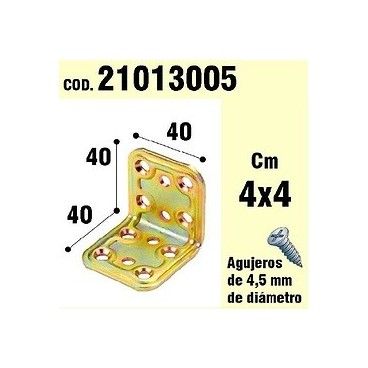 Support For Wood Angle 40x40x40 mm 21013005