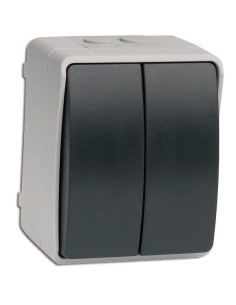 Surface Mount Double Switch Pool 10/16A 250V