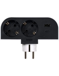 Drehadapter Simon Plug1T+USB 30W CL610311