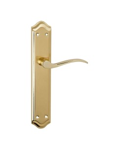 Polished Brass Door Handle 260x47 mm
