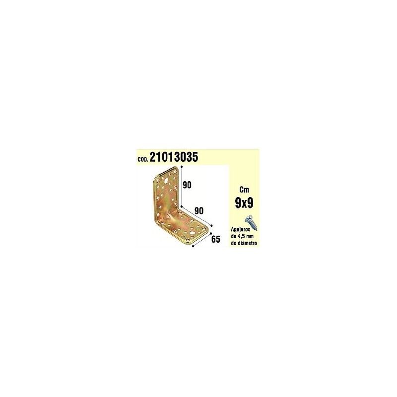 Soutien Pour le Bois d'Angle 65x90x90 mm 21013035
