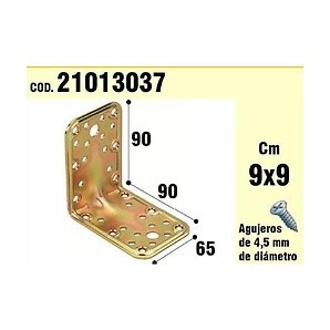Halterung Für Holz-Winkel 65x90x90 mm Dicke 2,5 mm 21013037