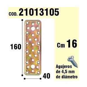 Soutien Parra Plaque en Bois Bicromatada 40x160 mm 21013105