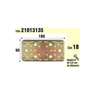 Support For Wooden Plate Bicromatada 90x180 mm 21013135