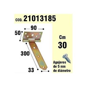Support For Wood Hinge Bicromatado 300 mm 21013185