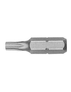 Standard Security Torx Bit with 1/4" Short Guide T27x25