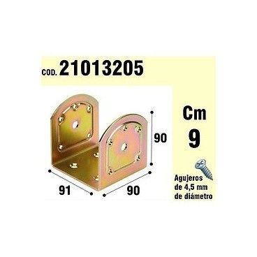 Halterung Für Holz Typ "U" Bicromatado 90 mm 21013205