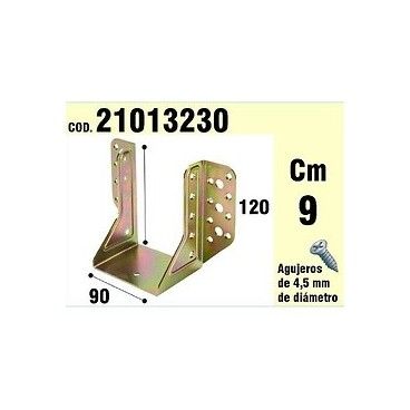 Supporto in Legno Per Esterno Ali bicromatado 90 mm 21013230