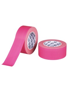 Cinta gaffer fluorescente rosa 50 mm x 25 m