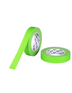 Cinta gaffera fluorescente verde 25mm x 25m