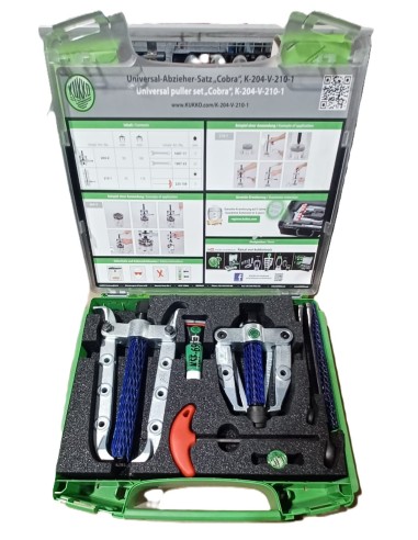 Juego extractor abrazadera lateral 100 mm