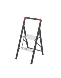 Mini Slimstep Mix 2-Step Steel and Aluminum Stool