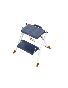 Steel Stool with Plastic Steps 2 Steps