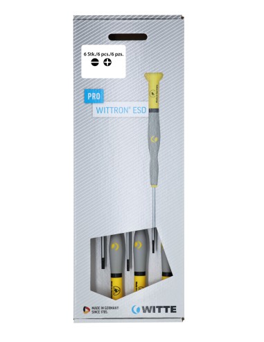 Wittron ESD Screwdriver Set 6 Pieces PH and PL