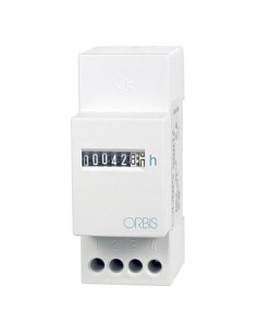 Compteur d'heures encastrable CONTA 2 modules 230V profil...