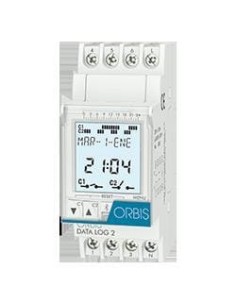 Interrupteur horaire numérique DATA LOG 2 circuits 230V