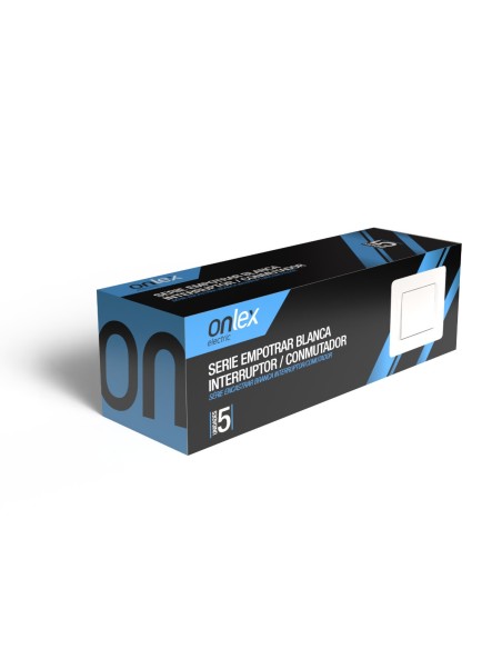 Interruptor Empotrable Universal Onlex Pack 5 Unidades 10A